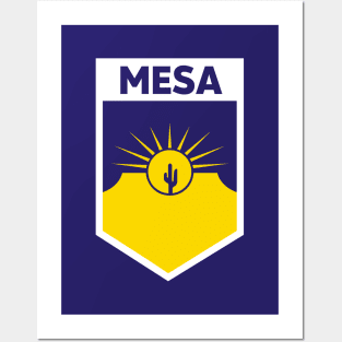 Mesa, Arizona City Flag Emblem Posters and Art